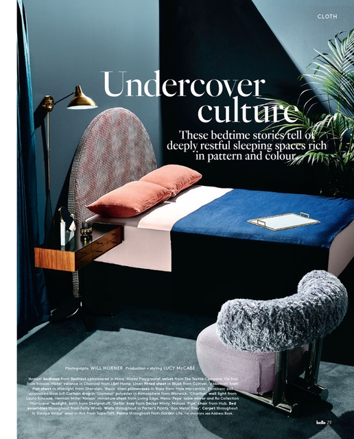 Belle Magazine feature - 'Undercover Culture'